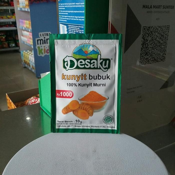 

Terlaris Desaku Bubuk Kunyit Murni 10G.