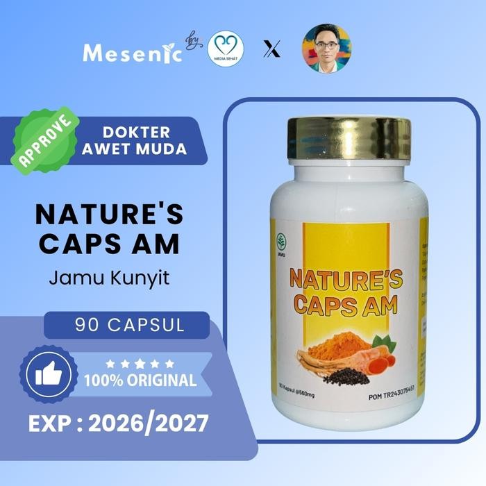 

Terlaris Ms NatureS Caps Am - Kapsul Kunyit Original