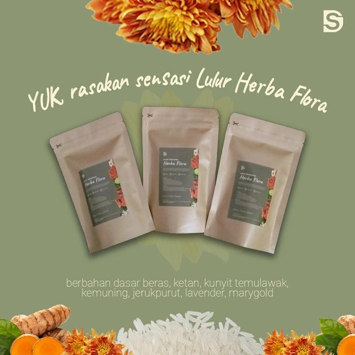 

Terlaris Lulur Rempah Kunyit Herba Flora