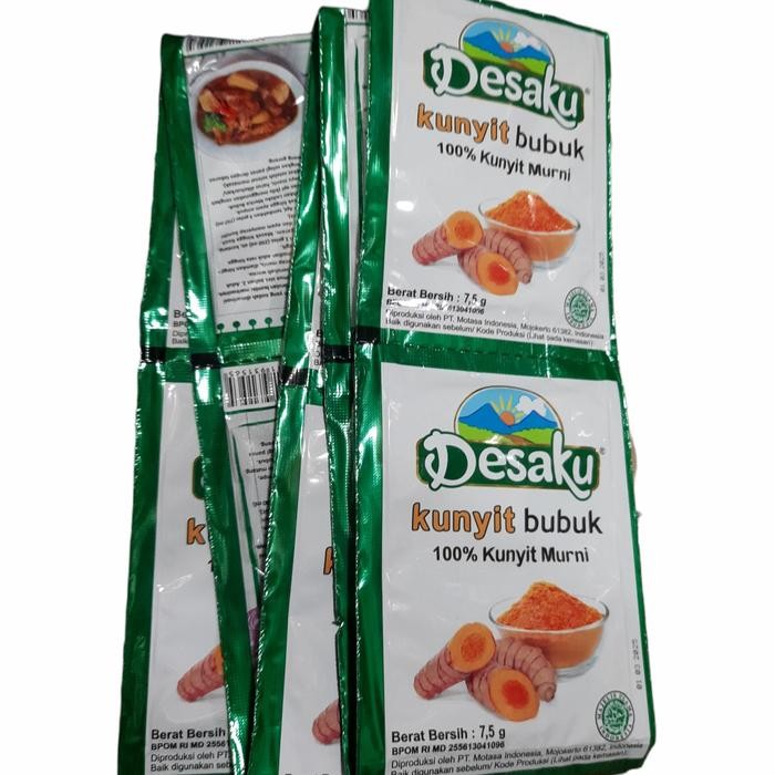 

Terlaris Desaku Kunyit Bubuk Renceng