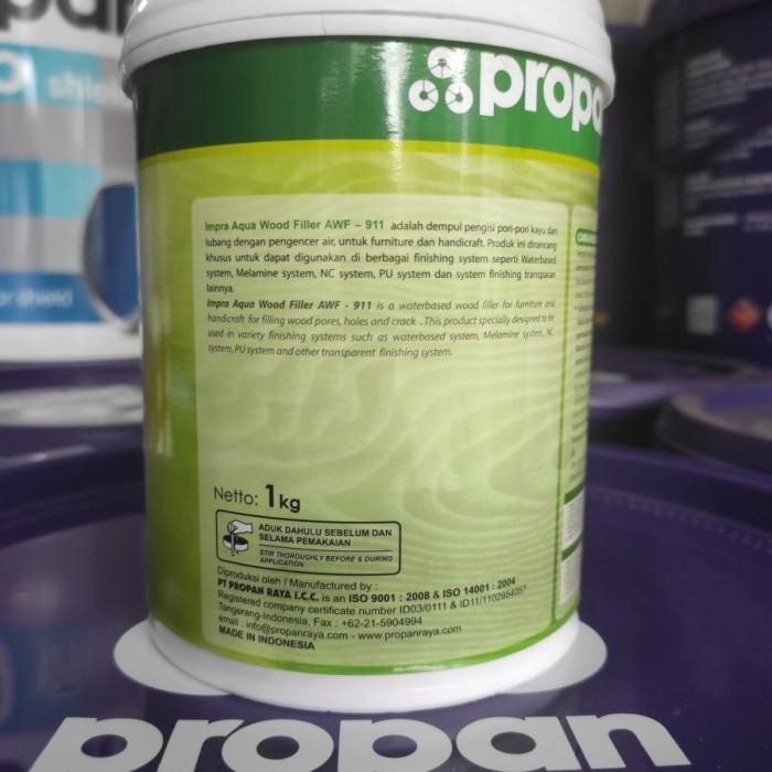 JTTOP" PROPAN IMPRA AQUA WOOD FILLER DEMPUL KAYU AWF 911