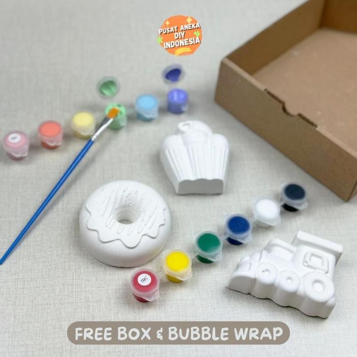

KEREN DIY Gypsum Painting Kit 1 Set Mainan Edukasi Anak Alat Lukis