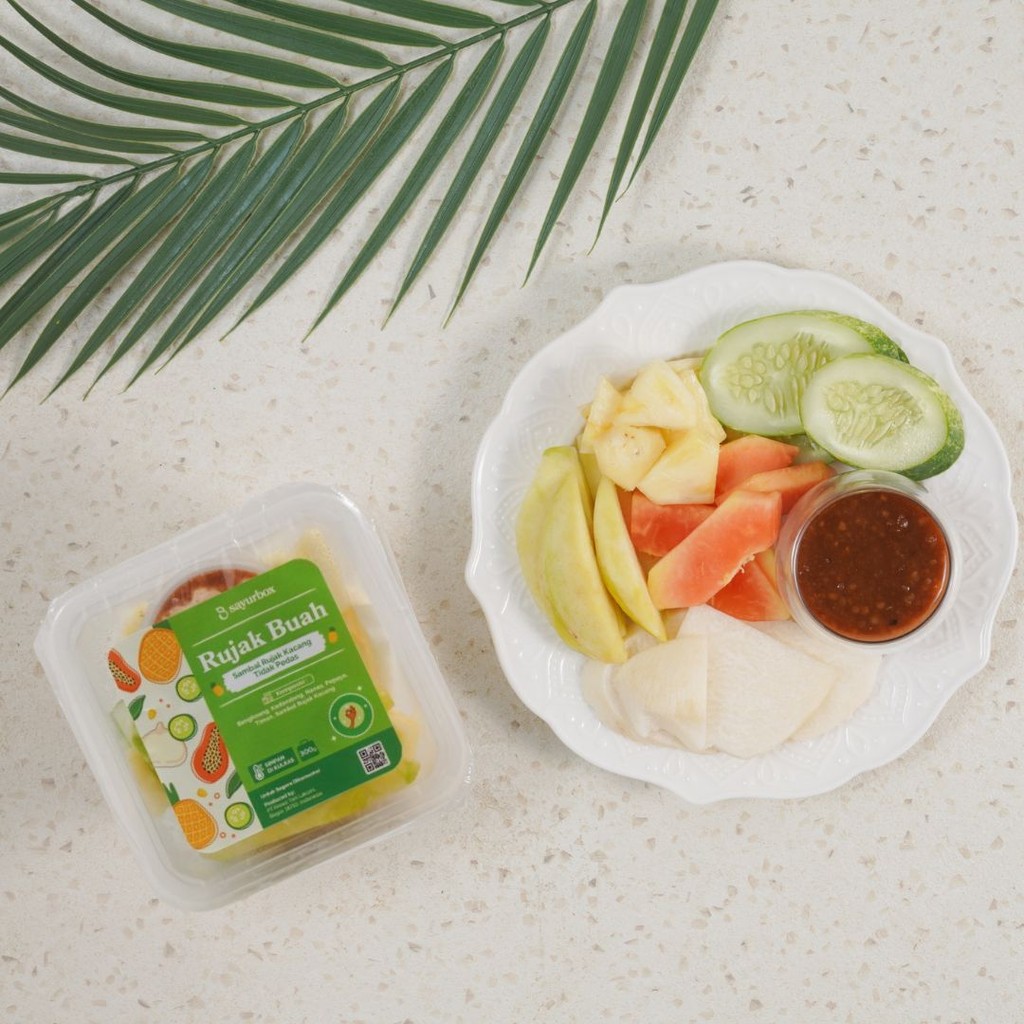 

Sayurbox Paket Rujak Buah Tidak Pedas 300 gram