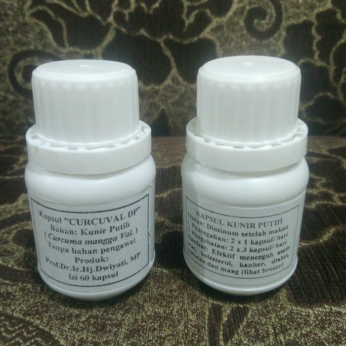 

Terlaris Kunir Putih 60 Kapsul - Herbal Kunyit Curcuval Dp Dwiyati Windra Mekar