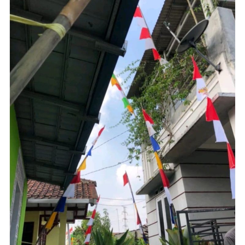 Flowpartt Umbul Umbul 5Meter,Umbul Umbul Jumbo,Umbul-Umbul,Umbul Umbul 17Agustus,Umbul Umbul Kuda