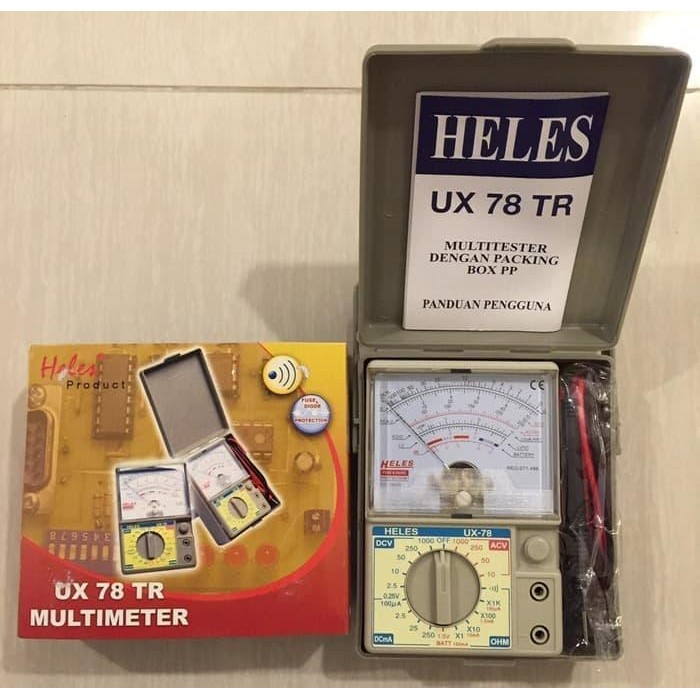 Grosir Multitester Heles Ux 78 Tr Multimeter Heles Ux 78Tr Murah