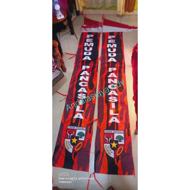 Flowpartt Umbul2 Pemuda Pancasila Ukurqn Standar 3Mtr X50Cm Bisa Ditambah Nama Wilayah Rantinng,