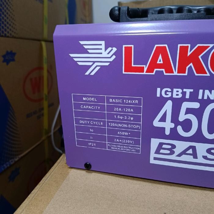 

Terlaris Travolas Mesin Las Lakoni Basic Mini 124Ixr & Basic 123Ix 450Watt 120Amper