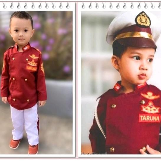 Baju profesi Taruna akademi kepolisian Kostum Taruna Akpol anak Fashion