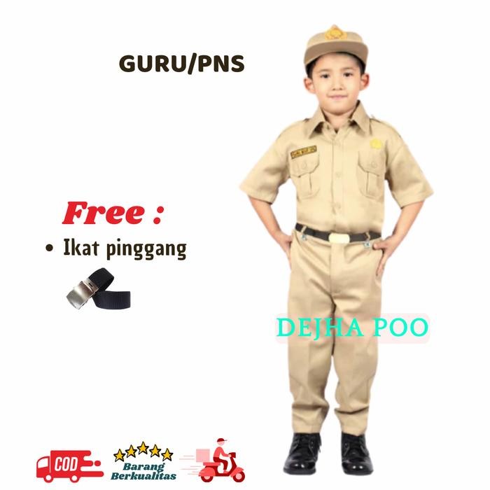 baju PNS anak seragam pns anak kostum pegawai negri anak profesi ASN