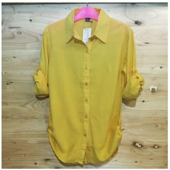 

Terlaris Kemeja Wanita Kuning Kunyit