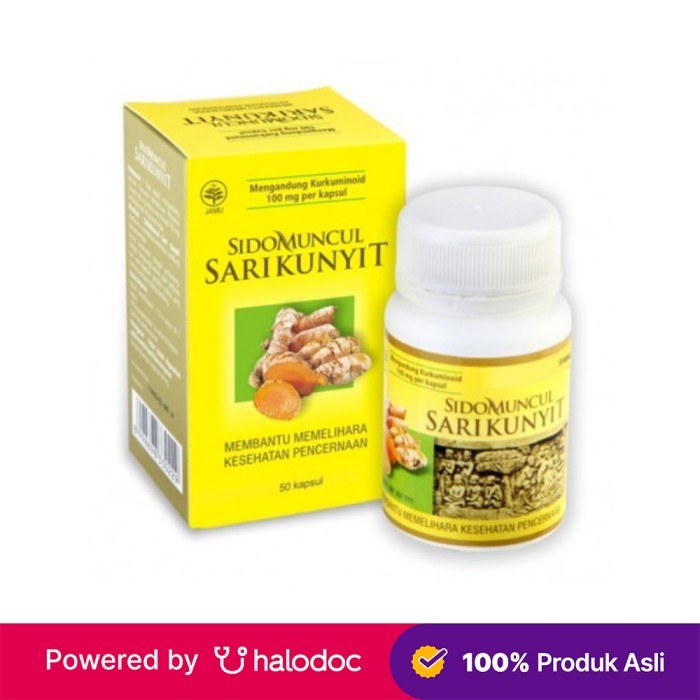 

Terlaris Sido Muncul Sari Kunyit 50 Kapsul - Obat Asam Lambung & Gerd - Halodoc