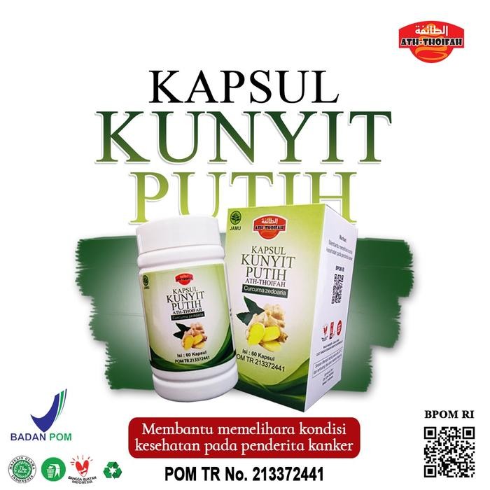 

Terlaris Kapsul Ekstak Kunyit Putih Isi 60 Kapsul Original Standar Bpom