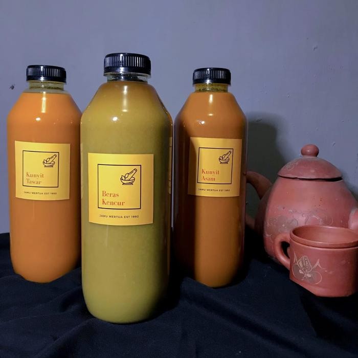 

Terlaris Jamu Kunyit Asam Sirih 1Liter/ Jamu Bude Sulis