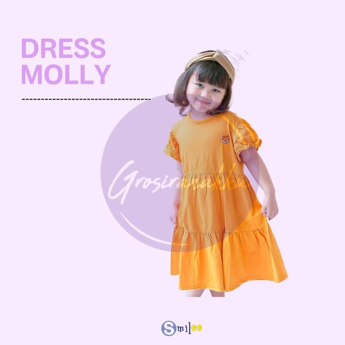 

Terlaris Dress Anak Smilee Molly Kuning Kunyit Size 1-5 Tahun Perempuan
