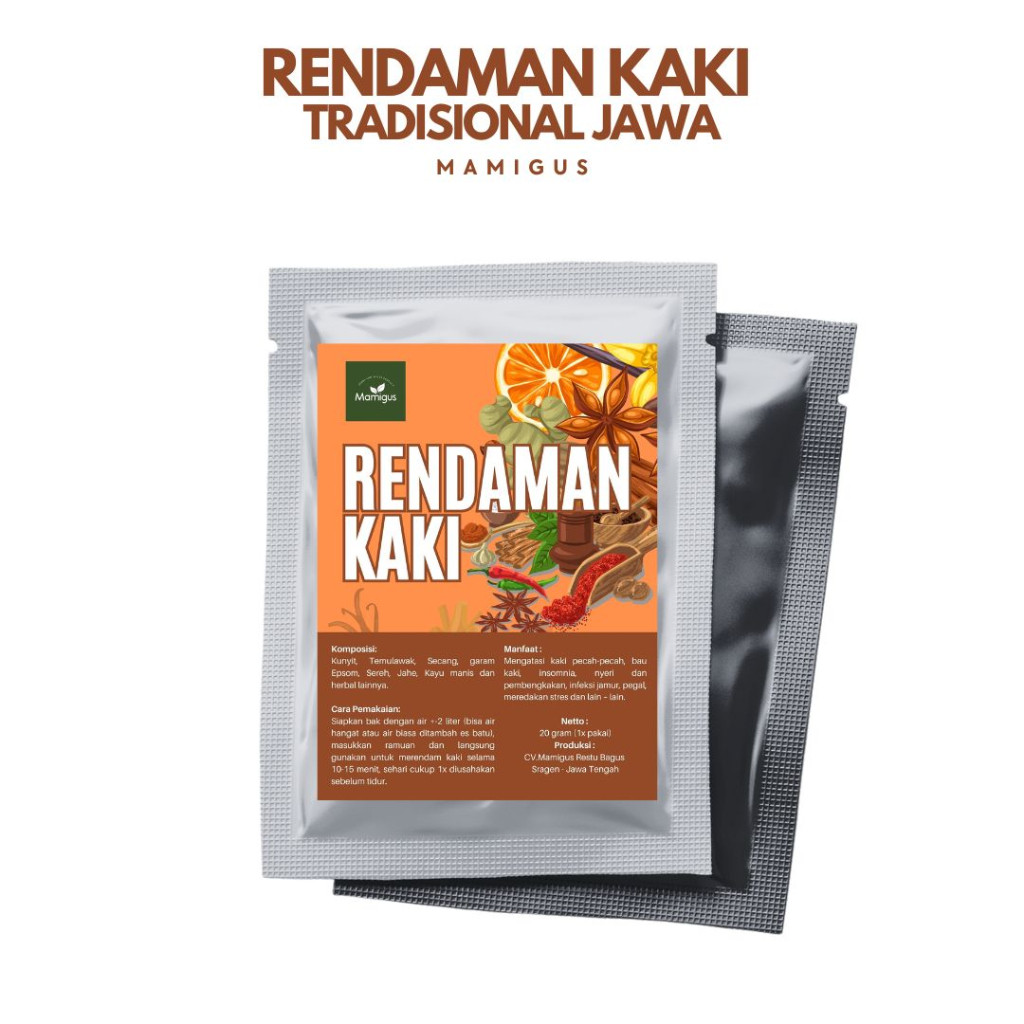 

TERMURAH!! SACHET Rendaman Kaki Bubuk/Serbuk Tradisional Jawa
