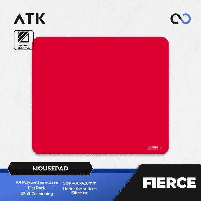 

ATK Fierce Poron Base Gaming Mousepad Saturn Pro Surface (Hybrid-Control)