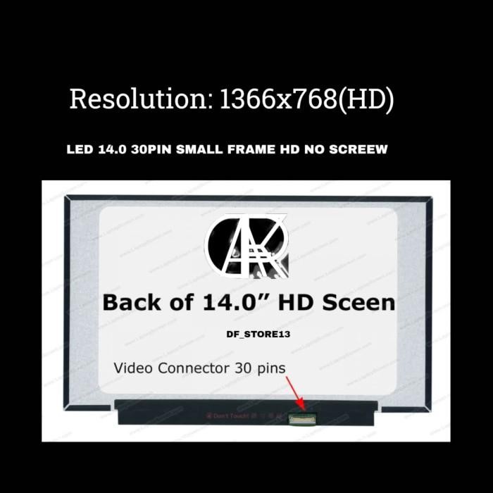 LAYAR LED LCD LAPTOP HP 14S-DK1524AU 14S-DQ0508TU 14S-DQ3051TU HD