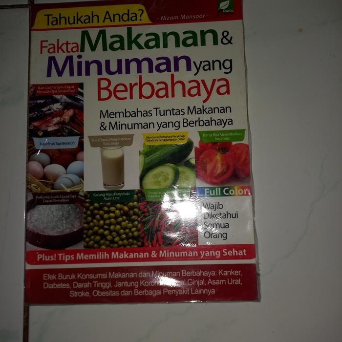 

fakta makanan dan minuman yang berbahaya
