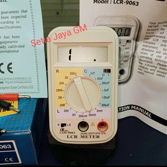 LUTRON LCR-9063 DIGITAL LCR METER