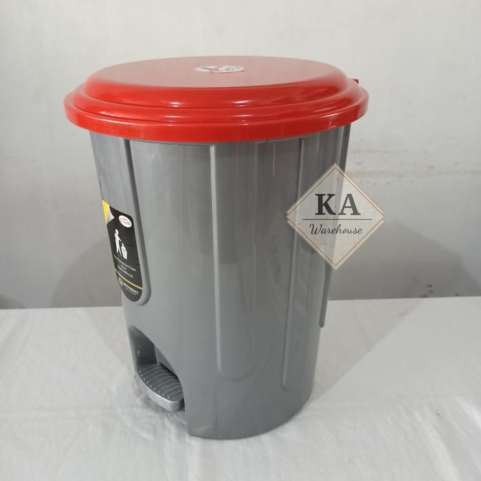 Tempat Sampah Bulat Injak 20 Liter / Tempat Sampah Bulat Plastik 20 L