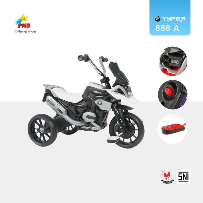 M888A MOTOR MAINAN SEPEDA RODA TIGA GOES M 888A PMB Ban Karet