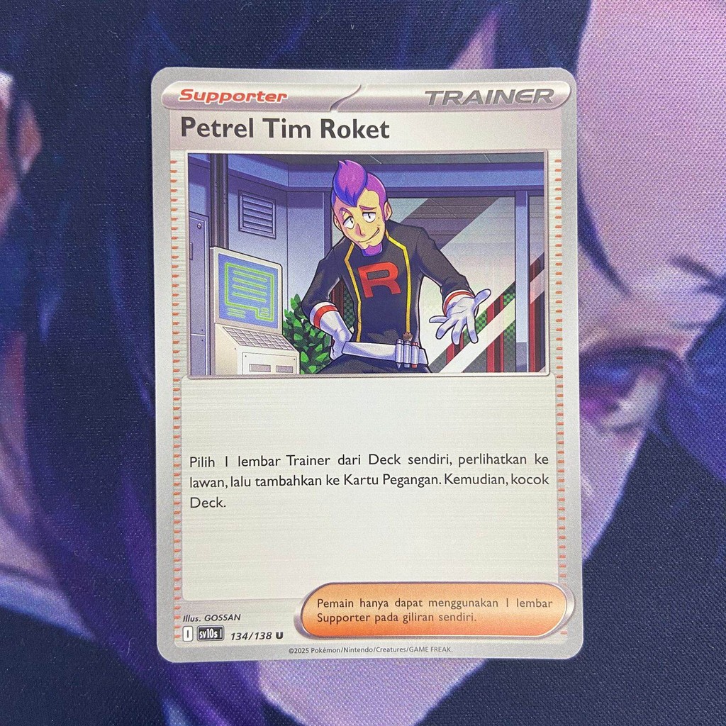 pokemon (ID) petrel tim roket - Regulasi I - NO FOIL