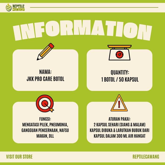 Procare Pro Care Obat Flu Pilek Pneumonia Kura Kura Reptile