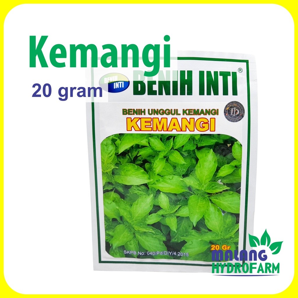 Benih Kemangi 20 Gram Unggul Bibit Inti Hidroponik Hydroponik Anti Virus Cap Panah Merah Anvi