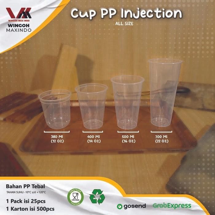[500Pcs] Cup Gelas 700 Ml / Boba Cup / Gelas 700Ml