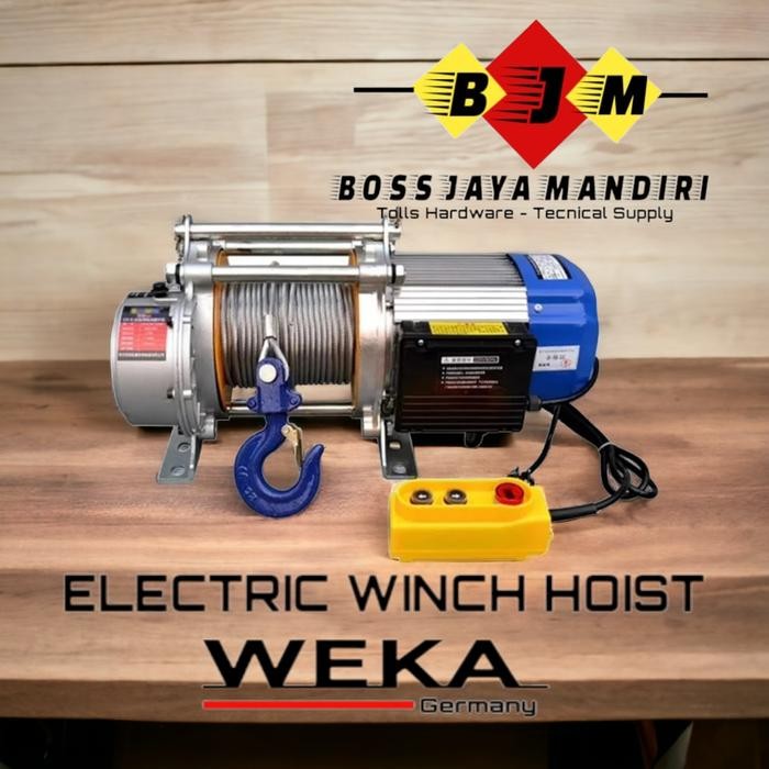 Spesial Electric Winch Hoist 1.5 Ton X 20Meter Weka Germany