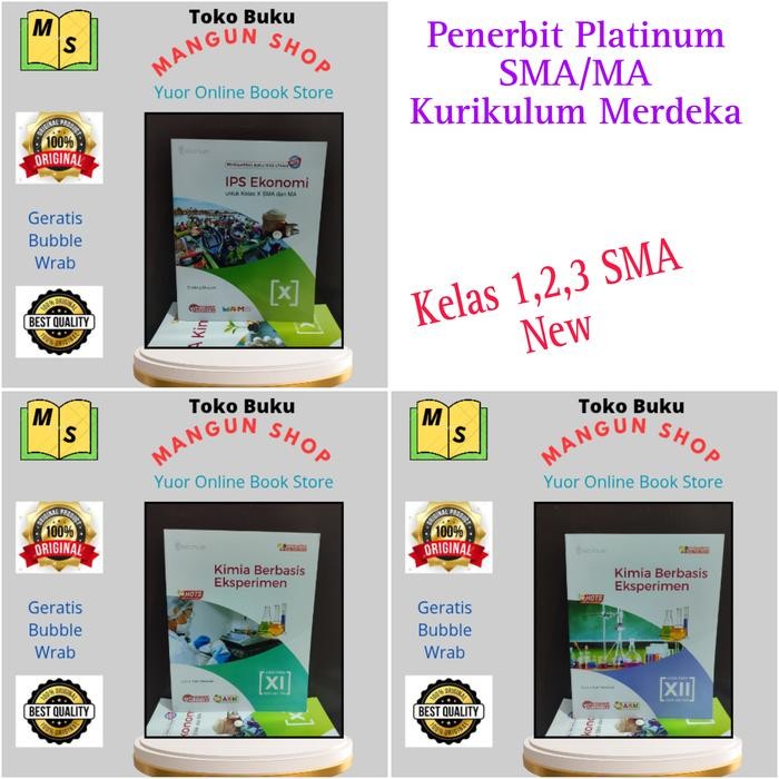 Buku IPS Ekonomi Kelas 10,11,12 SMA Kurikulum Merdeka Platinum