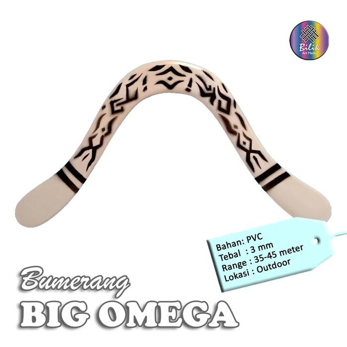 ASLI Mainan Tradisional Bumerang Boomerang BIG OMEGA Outdoor Long Range