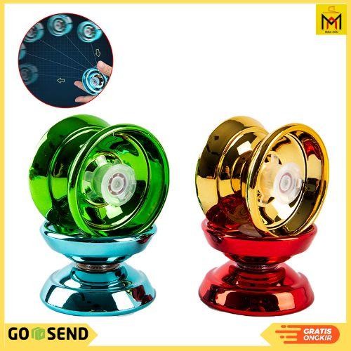 ASLI Mainan Magic Yoyo Aluminum Alloy High Speed Bearing Blazing Teens