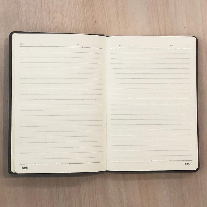 

Gilang_Store Deli Leather Cover Notebook / Buku Catatan / Agenda Sampul Kulit A5 80 96 Lembar 70GSM