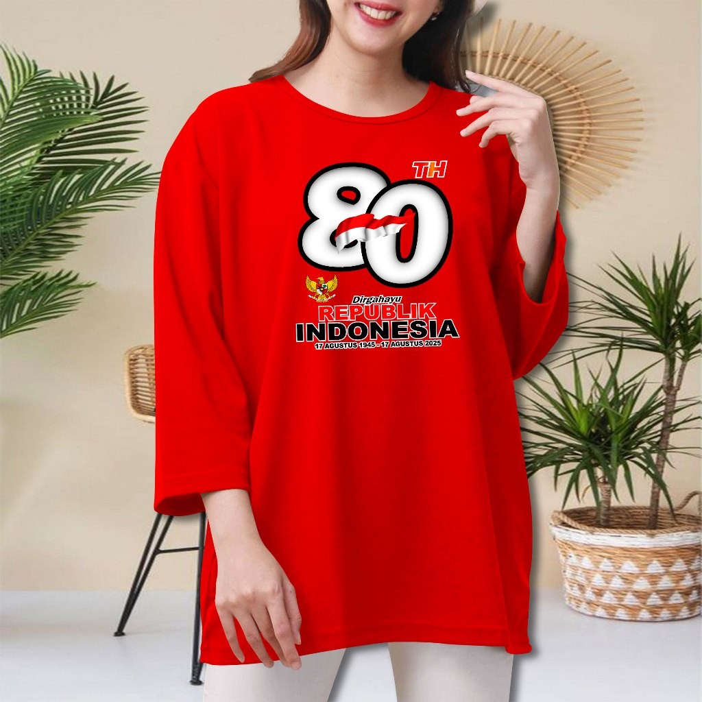 Buju Cewek Lomba 17 Agustus Pakean Seragam Merahputih Murah Baju Buju Dirgahayu Indonesiaku Kaos Hut