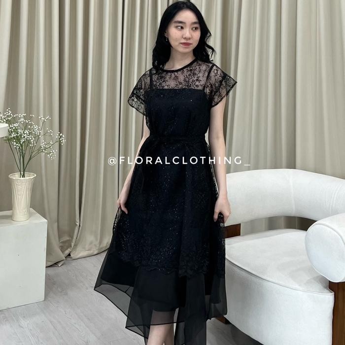 JTTOP" F351 DRESS WANITA KONDANGAN BRIDESMAID PESTA MEWAH BAHAN PREMIUM