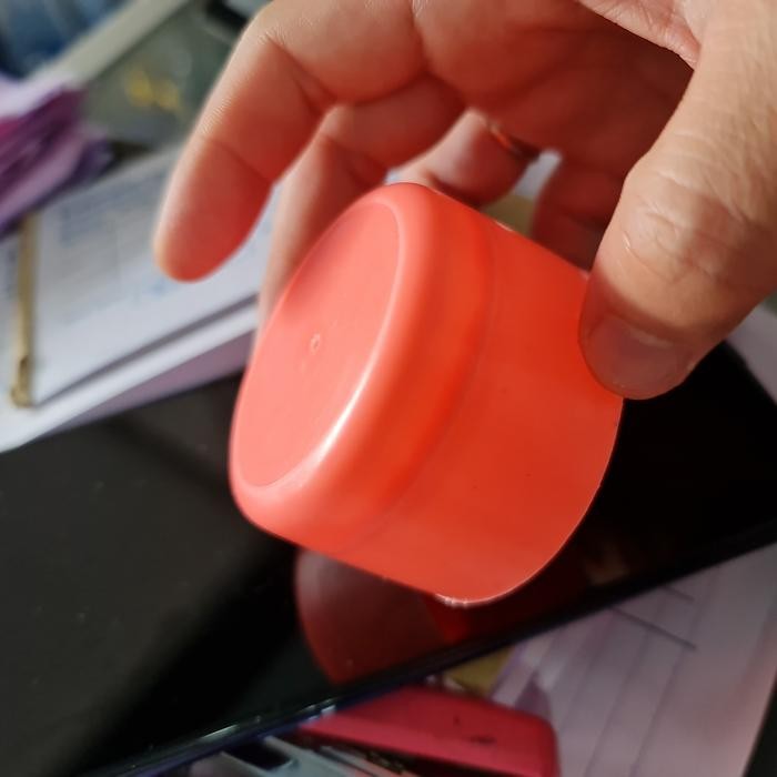 HARGA SPESIAL TUTUP GALON ISI ULANG PINK AGAK ORANGE TINGGI 3,5 CM 500 PCS DU WOK