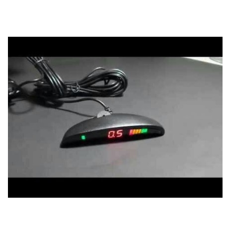 Sensor Parkir Mundur Mobil 4 Titik Indikator LCD