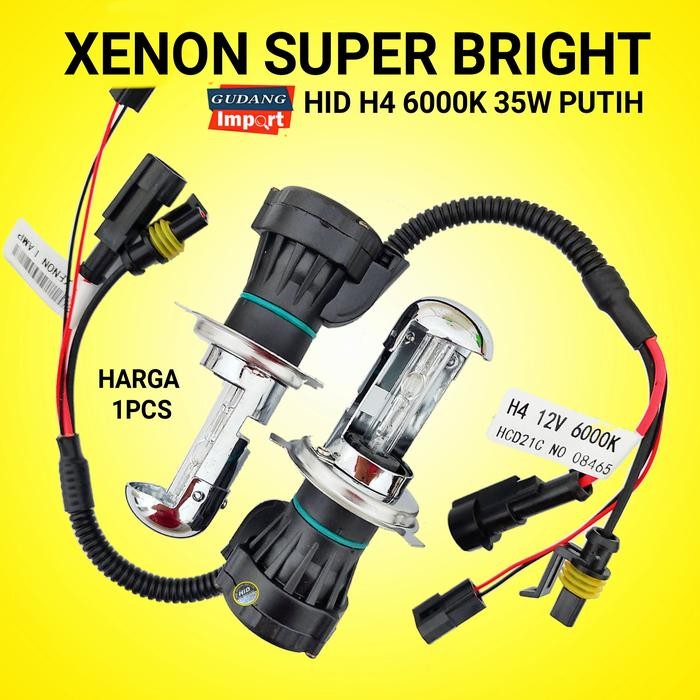NEW ` BOHLAM LAMPU HID H4 35W 6000K PUTIH