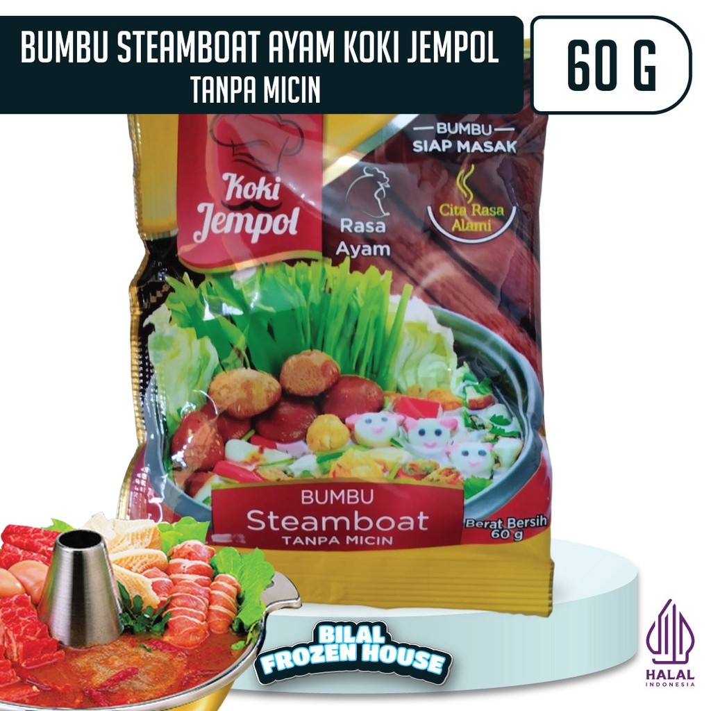 

Konter Makanan Koki Jempol Bumbu Steamboat 60Gr - Bumbu Steamboat