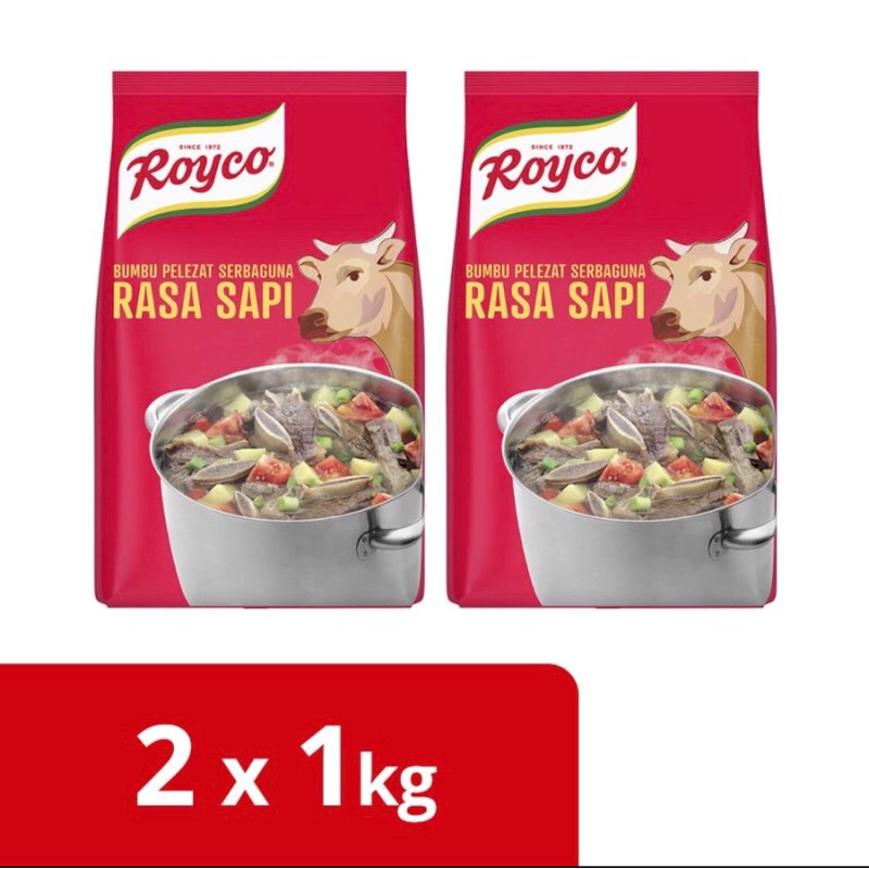 

Konter Makanan Royco Kaldu Sapi 2 X 1Kg