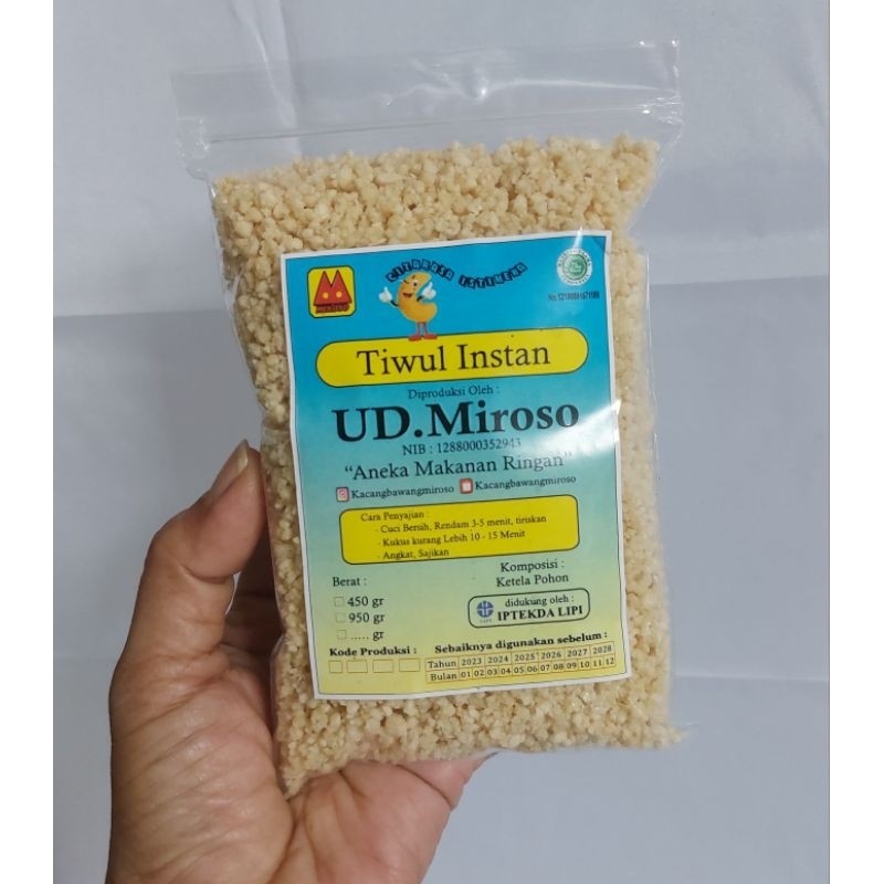 

Sensasi Lezat 600 Gr Paket Isi 3 Bungkus : Tiwul+Gatot+Nasi Jagung @200Gr Ud.Miroso Gk