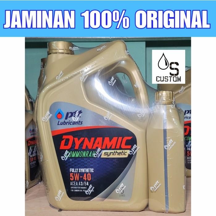 Cuci Gudang Oli Diesel PTT Dynamic 5w40 7L ACEA A3 B4 Full Synthetic