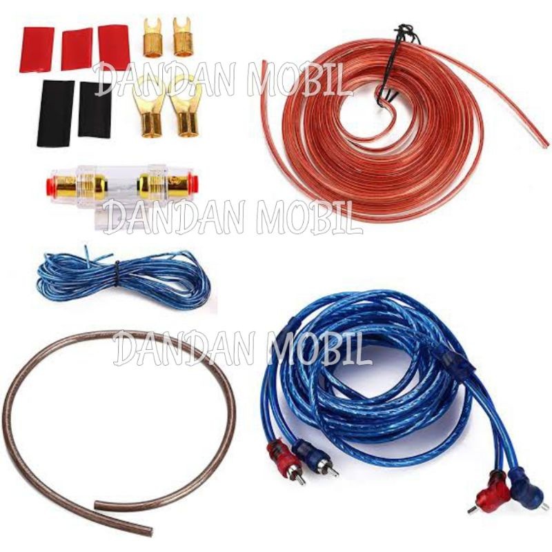 Kabel Set Audio Mobil/Subwoofer Amplifier Installation Kit