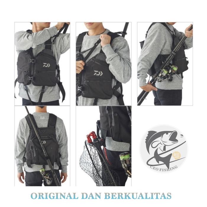 Jaket Pelampung Life Jacket Daiwa Tactical Game Vest Df 4020