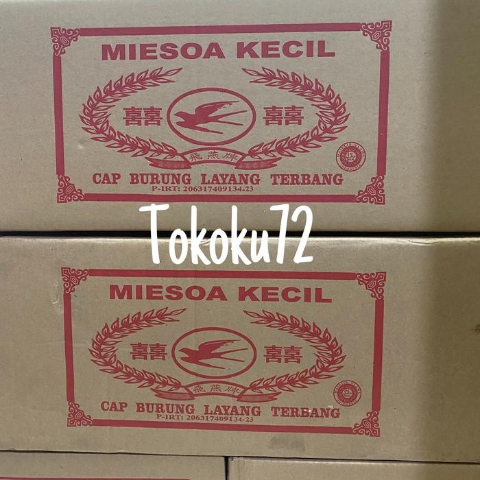 

Best Seller Misua / Miesoa Kecil Cap Burung Layang Terbang 130 Gr 1 Dus 30 Pcs