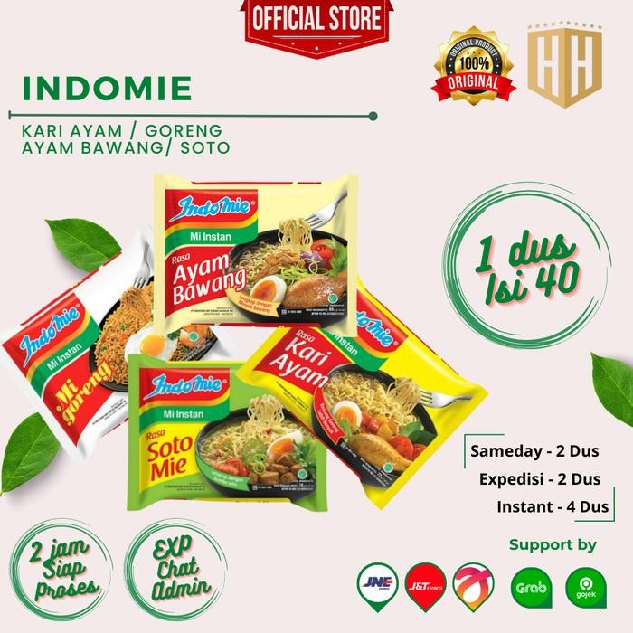 

Ready Mie Instant Indomie Goreng Special 1 Dus / Karton Isi 40 Bungkus