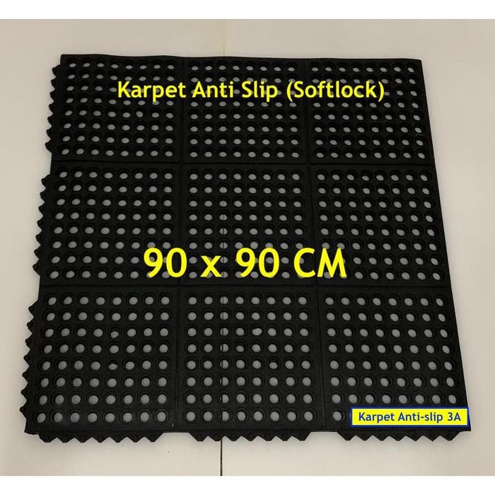 Karpet kamar mandi anti slip/ Karpet lantai karet bolong/ softlock