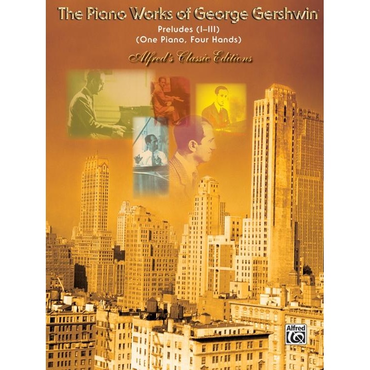 Gershwin: Preludes (1 Piano, 4 Hands)